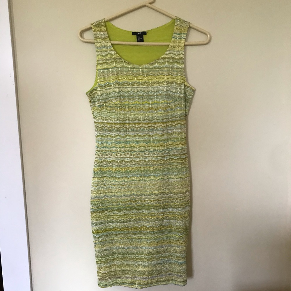 H&M green dress